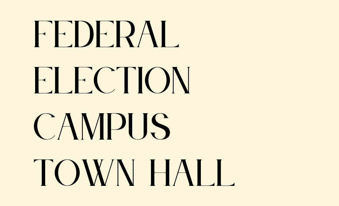 Federal Election-Town Hall Debate